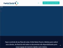 Tablet Screenshot of capitalsocial.cnt.br